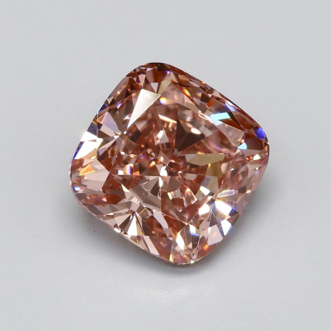 Loose Diamond - CUSHION BRILLIANT 1.51ct Fancy Vivid Pink VS1: Loose Diamond - CUSHION BRILLIANT 1.51ct Fancy Vivid Pink VS1 Source: This is a real non-mined Diamond that has been grown in a lab Shape: CUSHION BRILLIANT Carats: 1.51 Color: Fancy Vivid Pink Certif