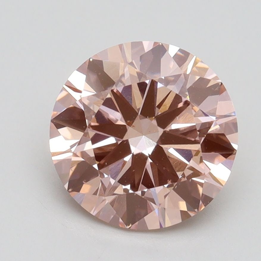 Loose Diamond - ROUND 2.21ct Fancy Intense Pink VS2: Loose Diamond - ROUND 2.21ct Fancy Intense Pink VS2 Source: This is a real non-mined Diamond that has been grown in a lab Shape: ROUND Carats: 2.21 Color: Fancy Intense Pink Certification: IGI Video: