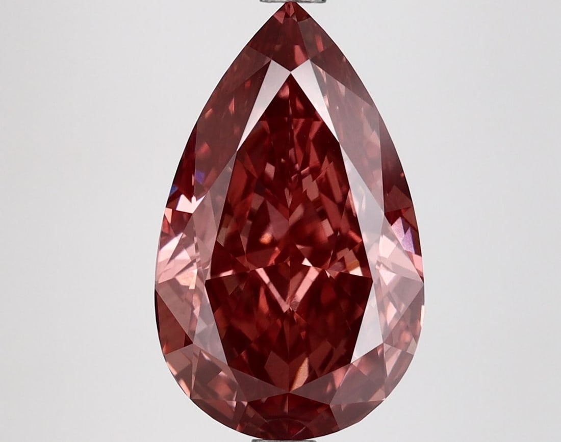 Loose Diamond - PEAR 4.29ct Fancy Brown Pink VS1: Loose Diamond - PEAR 4.29ct Fancy Brown Pink VS1 Source: This is a real non-mined Diamond that has been grown in a lab Shape: PEAR Carats: 4.29 Color: Fancy Brown Pink Certification: IGI Video: