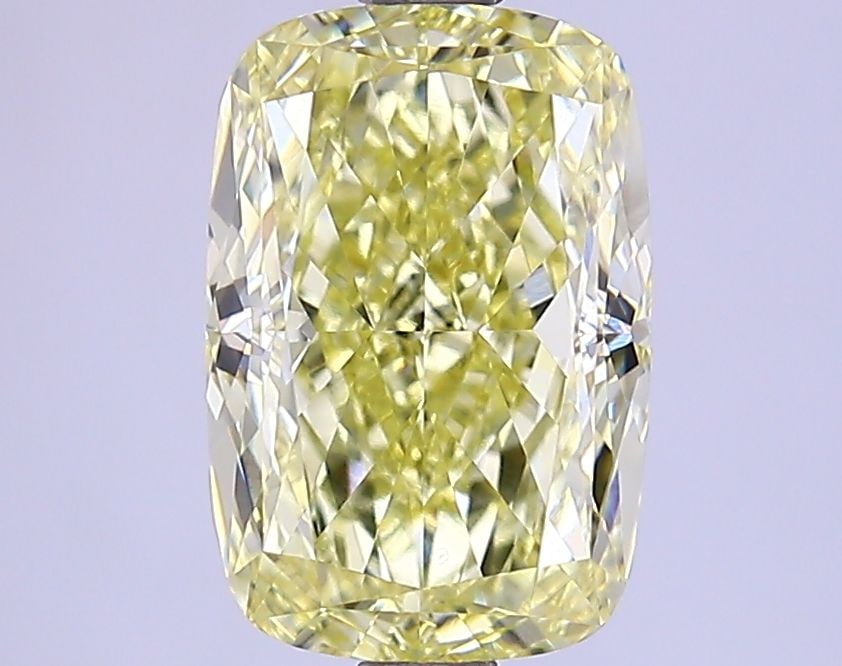 Loose Diamond - CUSHION MODIFIED 2.52ct Fancy Intense Yellow VVS2: Loose Diamond - CUSHION MODIFIED 2.52ct Fancy Intense Yellow VVS2 Source: This is a real non-mined Diamond that has been grown in a lab Shape: CUSHION MODIFIED Carats: 2.52 Color: Fancy Intense Yellow