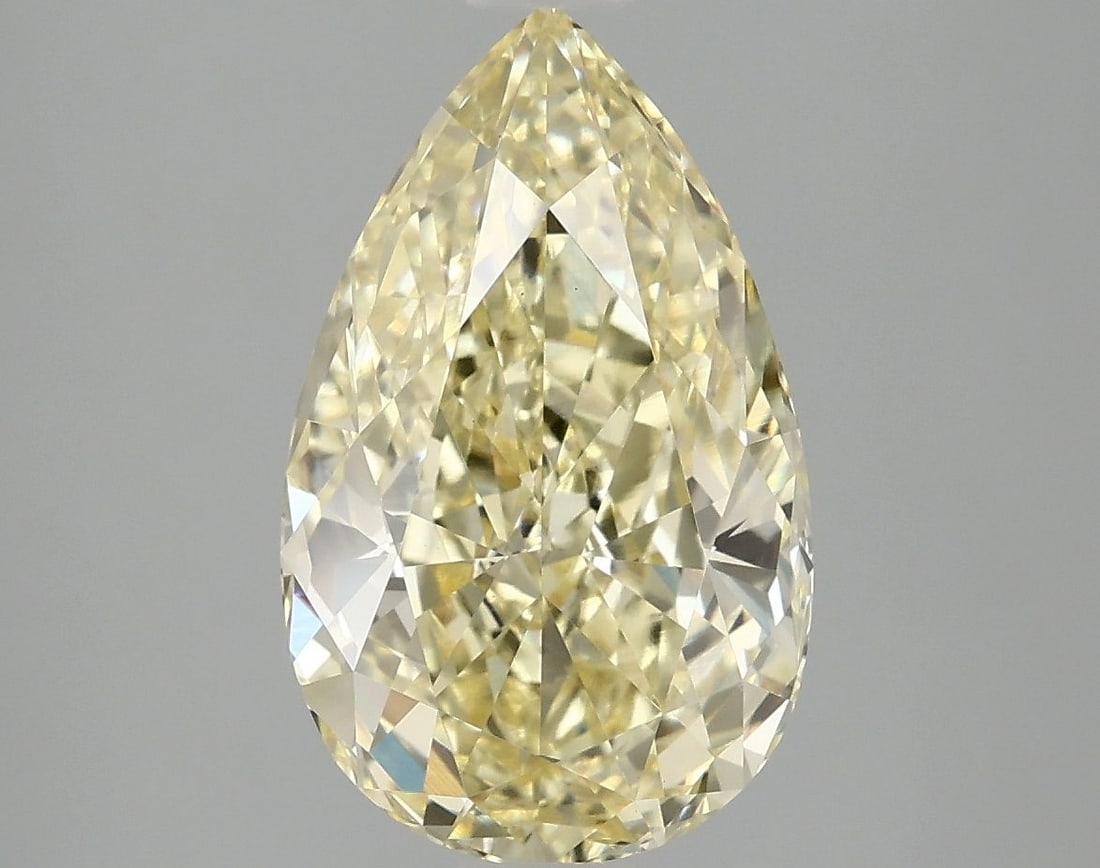 Loose Diamond - PEAR 3.08ct Fancy Intense Yellow VS1: Loose Diamond - PEAR 3.08ct Fancy Intense Yellow VS1 Source: This is a real non-mined Diamond that has been grown in a lab Shape: PEAR Carats: 3.08 Color: Fancy Intense Yellow Certification: IGI Video