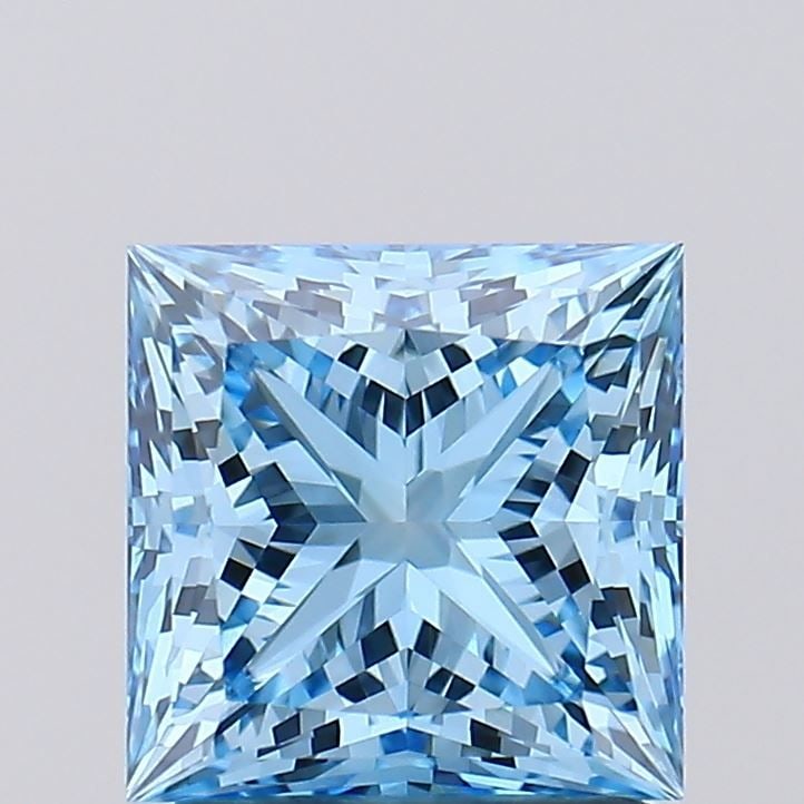 Loose Diamond - PRINCESS 1.56ct Fancy Vivid Blue VVS2 (1 of 1)