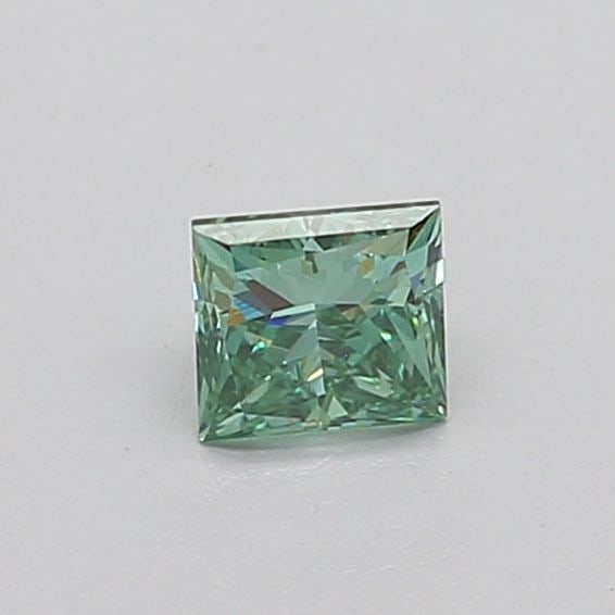 Loose Diamond - PRINCESS 0.33ct Fancy Vivid Green VS1 (1 of 1)