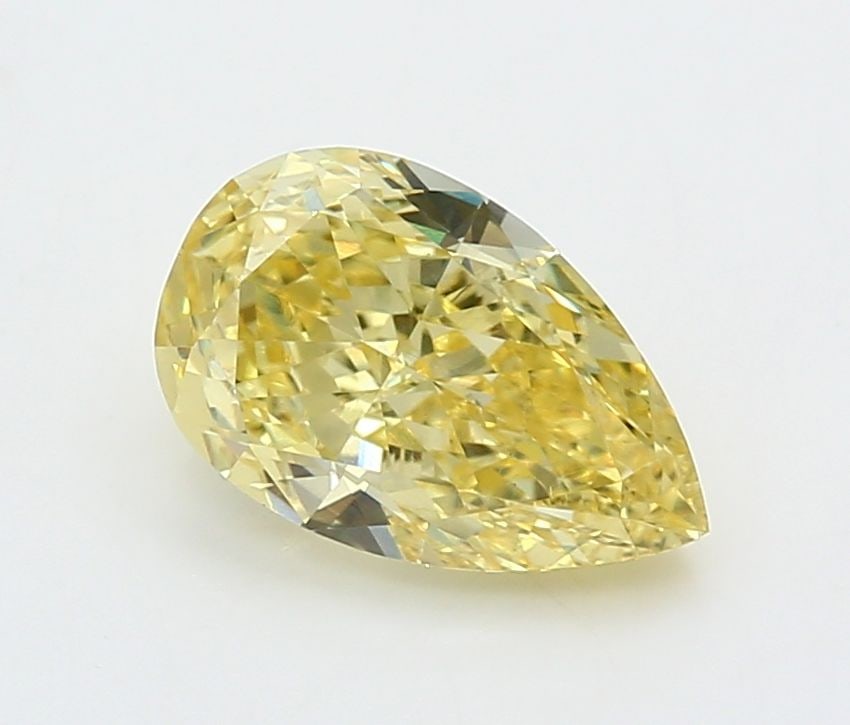 Loose Diamond - PEAR 2.1ct Fancy Intense Yellow VS1 (1 of 1)