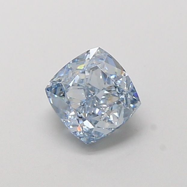 Loose Diamond - CUSHION MODIFIED 1.0ct Fancy Intense Blue VVS2: Loose Diamond - CUSHION MODIFIED 1.0ct Fancy Intense Blue VVS2 Source: This is a real non-mined Diamond that has been grown in a lab Shape: CUSHION MODIFIED Carats: 1.0 Color: Fancy Intense Blue Certi