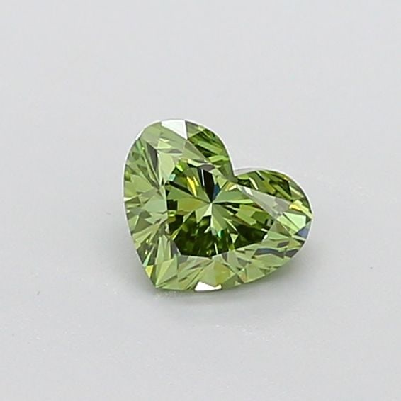 Loose Diamond - HEART 0.71ct Fancy Vivid Green VVS2: Loose Diamond - HEART 0.71ct Fancy Vivid Green VVS2 Source: This is a real non-mined Diamond that has been grown in a lab Shape: HEART Carats: 0.71 Color: Fancy Vivid Green Certification: IGI Video: