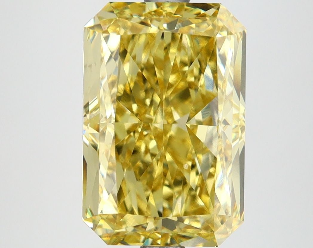 Loose Diamond - RADIANT 4.53ct Fancy Vivid Yellow VVS2 (1 of 1)