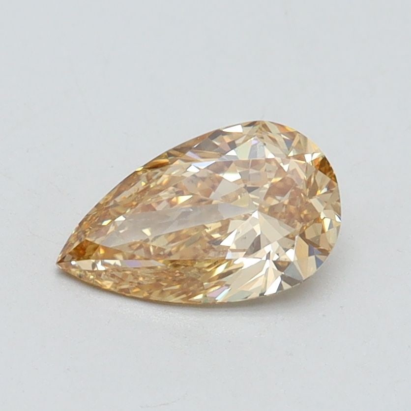 Loose Diamond - PEAR 0.7ct Fancy Intense Brownish Yellow VS1 (1 of 1)
