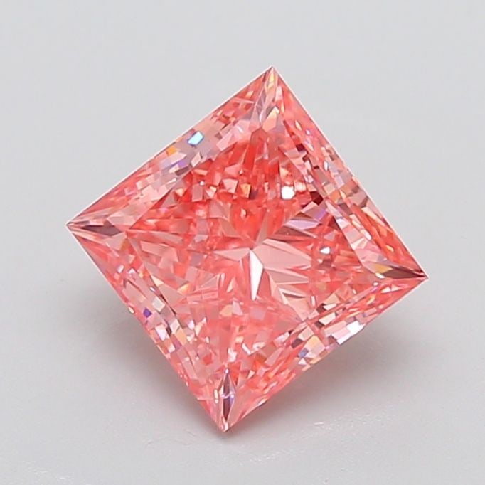 Loose Diamond - PRINCESS 3.54ct Fancy Intense Pink SI2: Loose Diamond - PRINCESS 3.54ct Fancy Intense Pink SI2 Source: This is a real non-mined Diamond that has been grown in a lab Shape: PRINCESS Carats: 3.54 Color: Fancy Intense Pink Certification: NONE