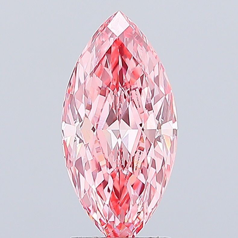 Loose Diamond - MARQUISE 2.52ct Fancy Vivid Pink VS1 (1 of 1)