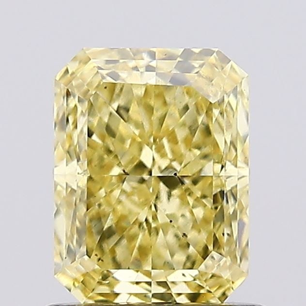 Loose Diamond - RADIANT 1.01ct Fancy Intense Yellow VS2: Loose Diamond - RADIANT 1.01ct Fancy Intense Yellow VS2 Source: This is a real non-mined Diamond that has been grown in a lab Shape: RADIANT Carats: 1.01 Color: Fancy Intense Yellow Certification: IGI