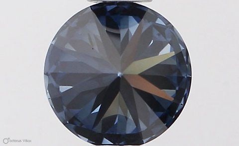 Loose Diamond - ROUND 0.52ct Fancy Vivid Blue SI1 (1 of 1)