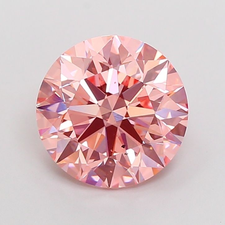 Loose Diamond - ROUND 5.02ct Fancy Vivid Pink VS2 (1 of 1)