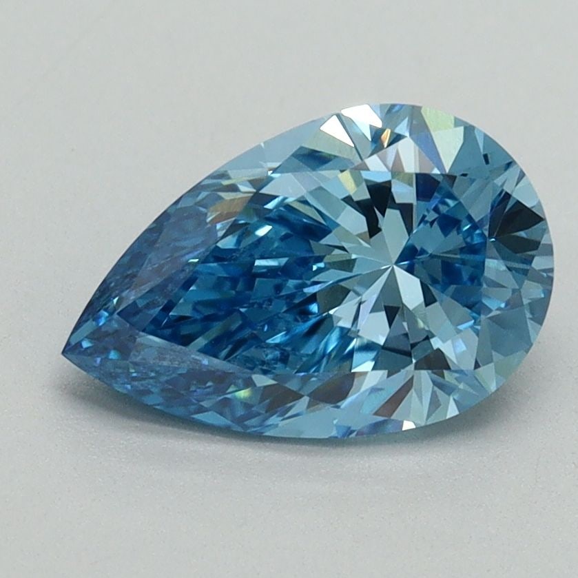 Loose Diamond - PEAR 1.55ct Fancy Vivid Blue VS1 (1 of 1)