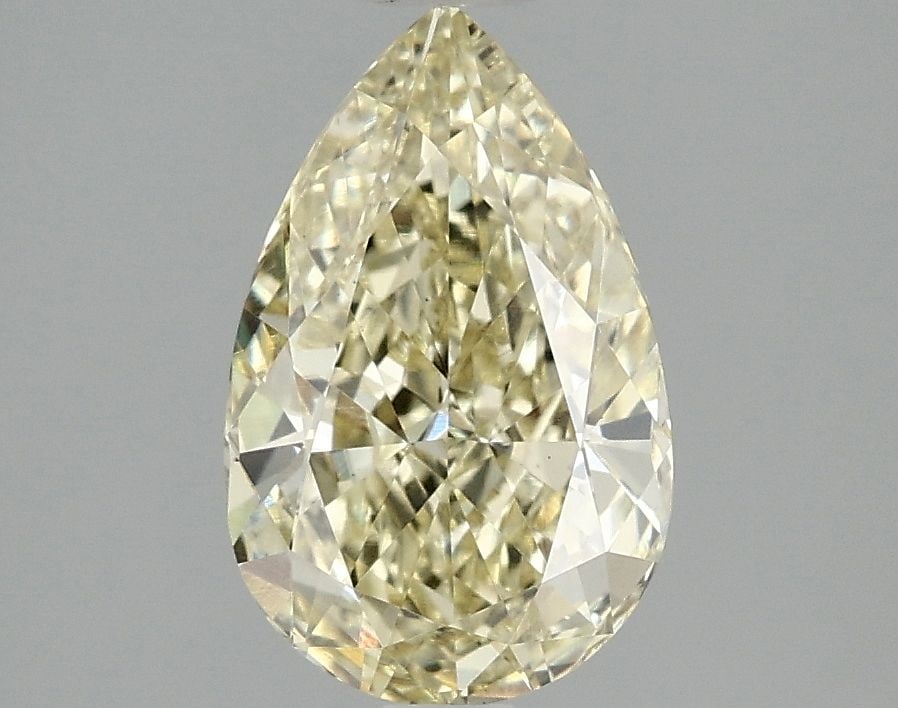 Loose Diamond - PEAR 2.09ct Fancy Intense Yellow VS1: Loose Diamond - PEAR 2.09ct Fancy Intense Yellow VS1 Source: This is a real non-mined Diamond that has been grown in a lab Shape: PEAR Carats: 2.09 Color: Fancy Intense Yellow Certification: IGI Video