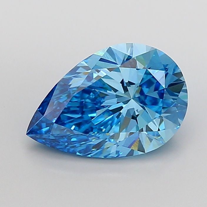 Loose Diamond - PEAR 2.5ct Fancy Vivid Blue VS1: Loose Diamond - PEAR 2.5ct Fancy Vivid Blue VS1 Source: This is a real non-mined Diamond that has been grown in a lab Shape: PEAR Carats: 2.5 Color: Fancy Vivid Blue Certification: IGI Video: