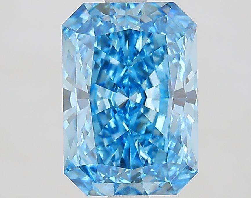 Loose Diamond - RADIANT 2.71ct Fancy Vivid Blue VVS2: Loose Diamond - RADIANT 2.71ct Fancy Vivid Blue VVS2 Source: This is a real non-mined Diamond that has been grown in a lab Shape: RADIANT Carats: 2.71 Color: Fancy Vivid Blue Certification: IGI Video: