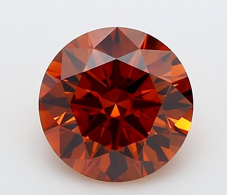 Ideal Loose Diamond - ROUND 1.8ct Fancy Deep Orange VVS2 (1 of 1)