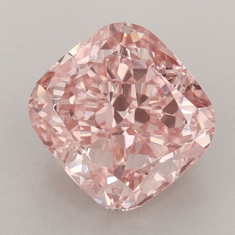 Loose Diamond - CUSHION BRILLIANT 2.67ct Fancy Vivid Pink VS1: Loose Diamond - CUSHION BRILLIANT 2.67ct Fancy Vivid Pink VS1 Source: This is a real non-mined Diamond that has been grown in a lab Shape: CUSHION BRILLIANT Carats: 2.67 Color: Fancy Vivid Pink Certif