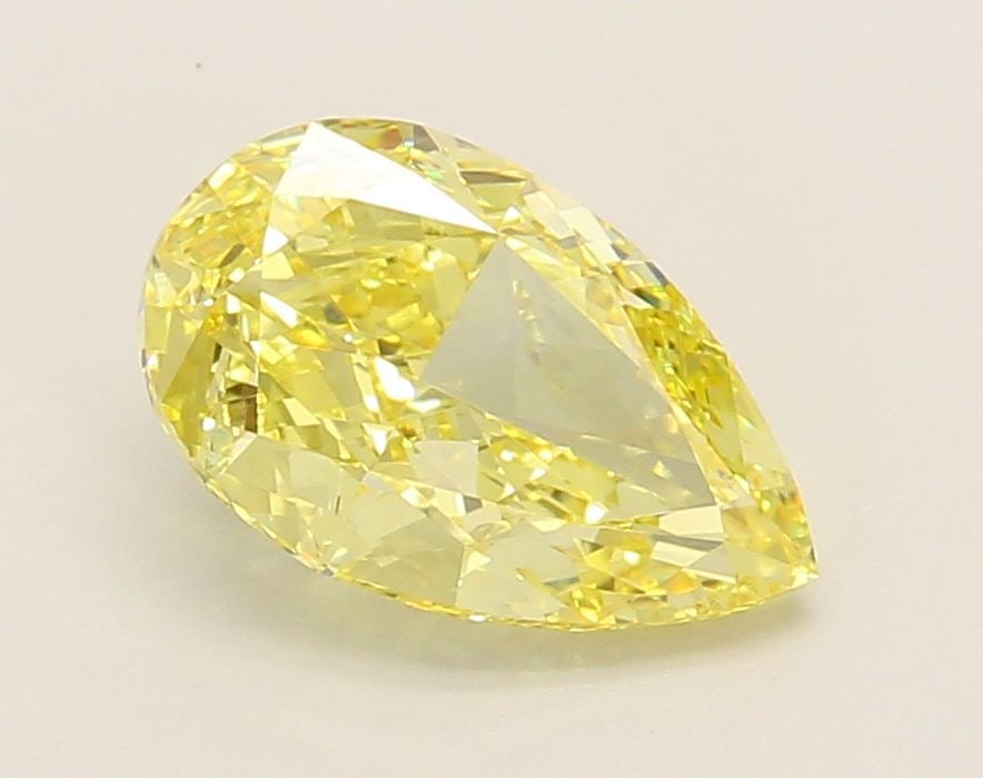 Loose Diamond - PEAR 2.21ct Fancy Intense Yellow VVS2: Loose Diamond - PEAR 2.21ct Fancy Intense Yellow VVS2 Source: This is a real non-mined Diamond that has been grown in a lab Shape: PEAR Carats: 2.21 Color: Fancy Intense Yellow Certification: IGI Vide
