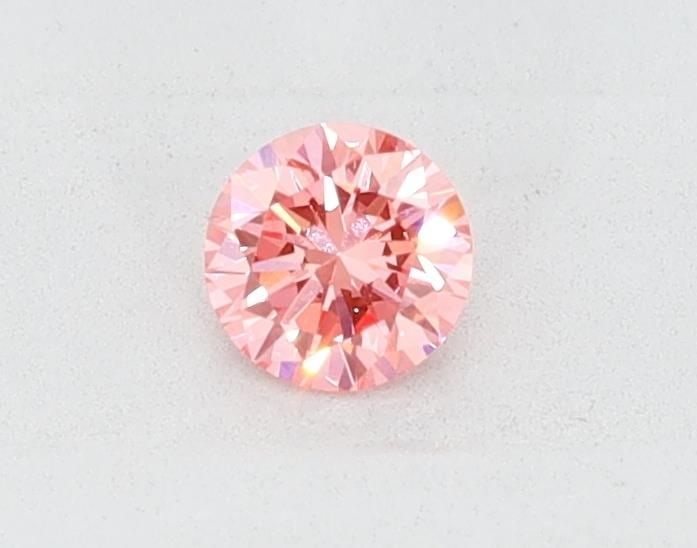 Loose Diamond - ROUND 0.24ct Pink VS1: Loose Diamond - ROUND 0.24ct Pink VS1 Source: This is a real non-mined Diamond that has been grown in a lab Shape: ROUND Carats: 0.24 Color: Pink Certification: NONE Video: