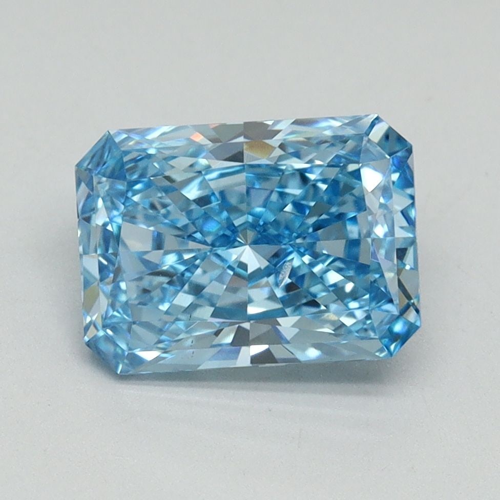 Loose Diamond - RADIANT 2.0ct Fancy Vivid Blue SI1: Loose Diamond - RADIANT 2.0ct Fancy Vivid Blue SI1 Source: This is a real non-mined Diamond that has been grown in a lab Shape: RADIANT Carats: 2.0 Color: Fancy Vivid Blue Certification: IGI Video: