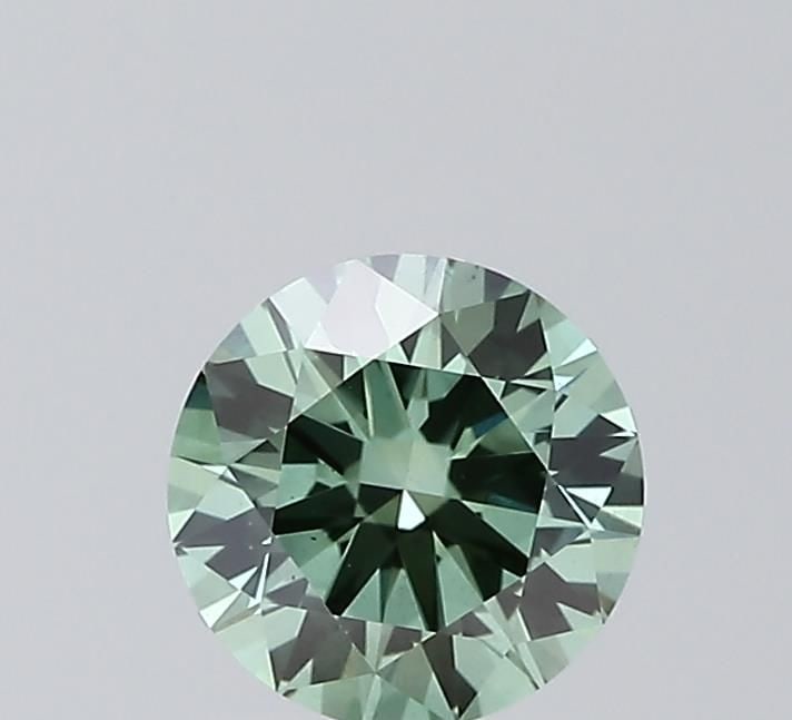 Loose Diamond - ROUND 1.02ct Fancy Vivid Green VS2 (1 of 1)