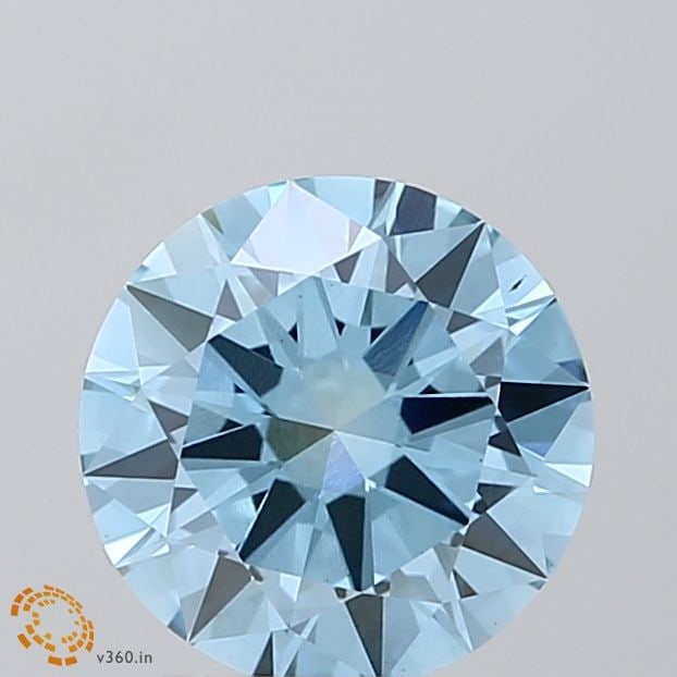 Loose Diamond - ROUND 2.05ct Fancy Intense Blue VS1: Loose Diamond - ROUND 2.05ct Fancy Intense Blue VS1 Source: This is a real non-mined Diamond that has been grown in a lab Shape: ROUND Carats: 2.05 Color: Fancy Intense Blue Certification: IGI Video:
