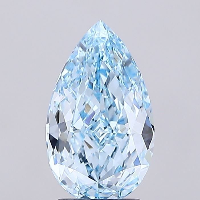 Loose Diamond - PEAR 2.6ct Fancy Vivid Blue VVS2 (1 of 1)