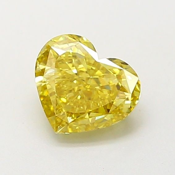 Loose Diamond - HEART 0.71ct Fancy Intense Yellow VS1: Loose Diamond - HEART 0.71ct Fancy Intense Yellow VS1 Source: This is a real non-mined Diamond that has been grown in a lab Shape: HEART Carats: 0.71 Color: Fancy Intense Yellow Certification: IGI Vid
