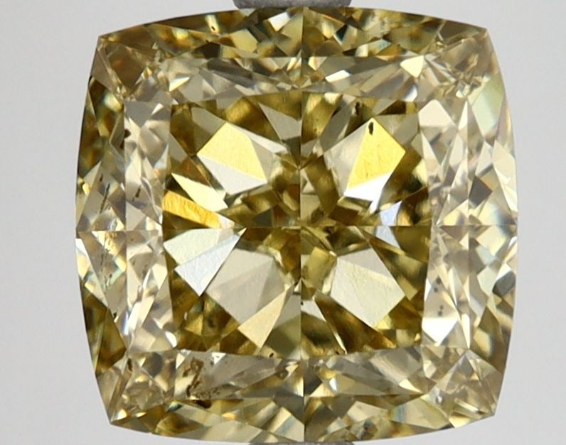 Loose Diamond - CUSHION MODIFIED 3.82ct Fancy Intense Yellow VS1: Loose Diamond - CUSHION MODIFIED 3.82ct Fancy Intense Yellow VS1 Source: This is a real non-mined Diamond that has been grown in a lab Shape: CUSHION MODIFIED Carats: 3.82 Color: Fancy Intense Yellow