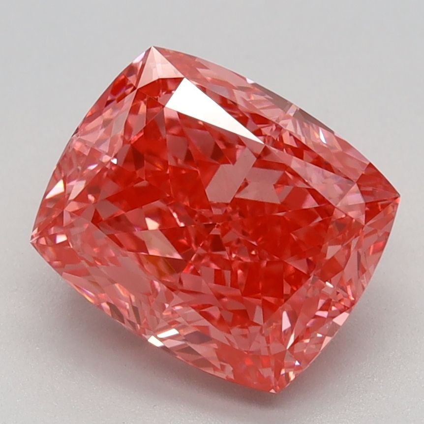 Loose Diamond - CUSHION MODIFIED 2.54ct Fancy Vivid Pink VS1: Loose Diamond - CUSHION MODIFIED 2.54ct Fancy Vivid Pink VS1 Source: This is a real non-mined Diamond that has been grown in a lab Shape: CUSHION MODIFIED Carats: 2.54 Color: Fancy Vivid Pink Certific