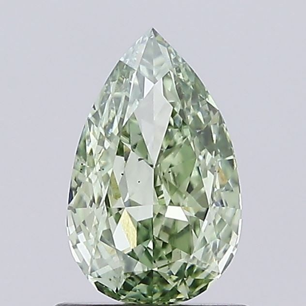 Loose Diamond - PEAR 0.76ct Fancy Intense Greenish Green VS2: Loose Diamond - PEAR 0.76ct Fancy Intense Greenish Green VS2 Source: This is a real non-mined Diamond that has been grown in a lab Shape: PEAR Carats: 0.76 Color: Fancy Intense Greenish Green Certific