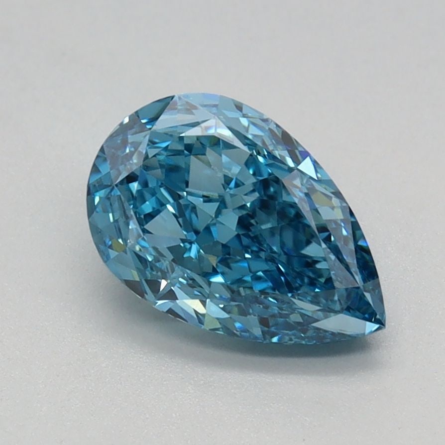 Loose Diamond - PEAR 1.1ct Fancy Vivid Blue VS1: Loose Diamond - PEAR 1.1ct Fancy Vivid Blue VS1 Source: This is a real non-mined Diamond that has been grown in a lab Shape: PEAR Carats: 1.1 Color: Fancy Vivid Blue Certification: IGI Video: