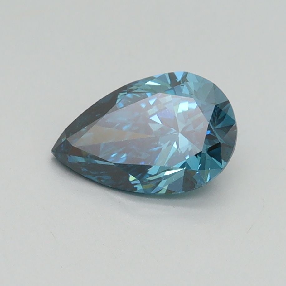 Loose Diamond - PEAR 0.9ct Fancy Vivid Blue VS1 (1 of 1)