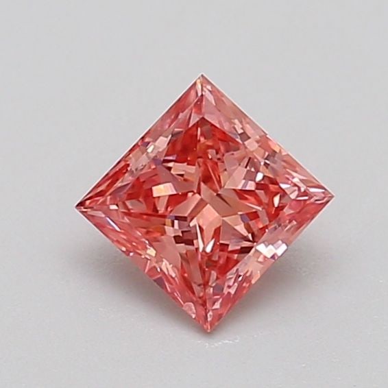 Loose Diamond - PRINCESS 0.52ct Fancy Vivid Pink SI1: Loose Diamond - PRINCESS 0.52ct Fancy Vivid Pink SI1 Source: This is a real non-mined Diamond that has been grown in a lab Shape: PRINCESS Carats: 0.52 Color: Fancy Vivid Pink Certification: IGI Video