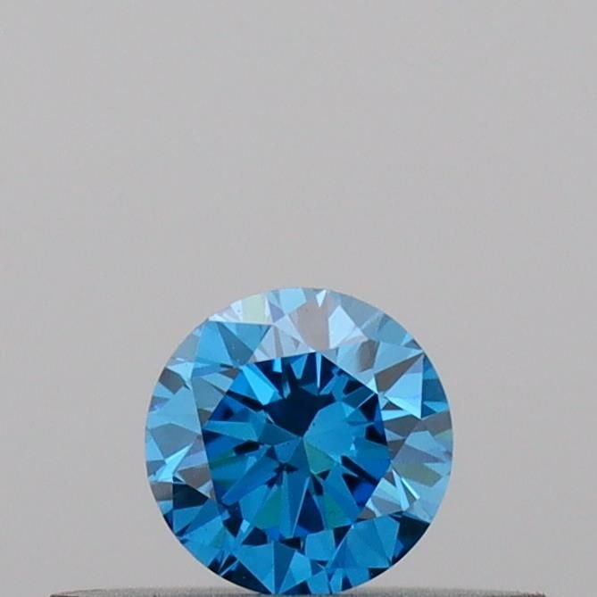 Loose Diamond - ROUND 0.19ct Fancy Vivid Blue VS1 (1 of 1)