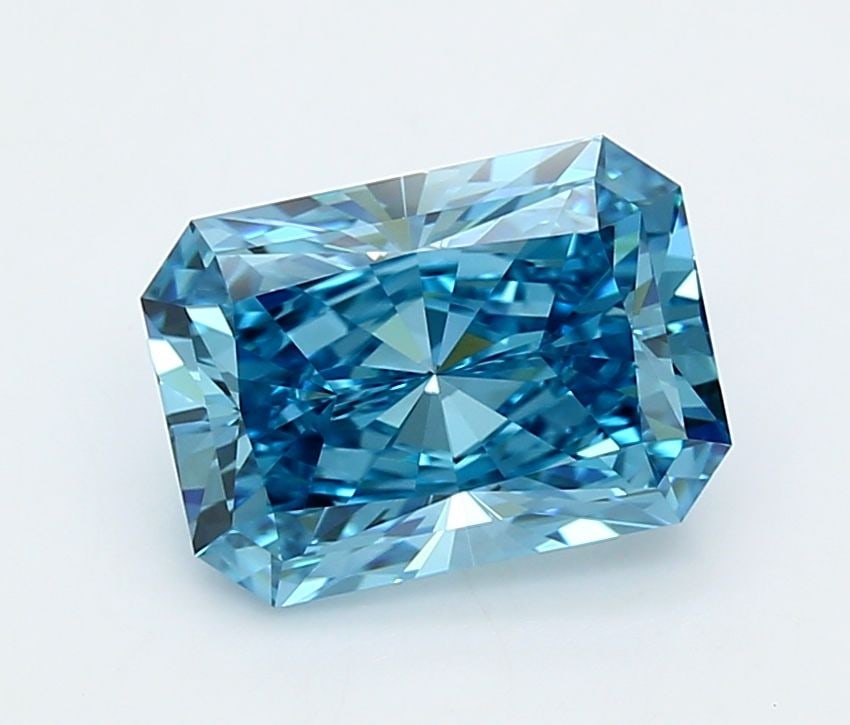 Loose Diamond - RADIANT 2.58ct Fancy Vivid Blue VVS2 (1 of 1)