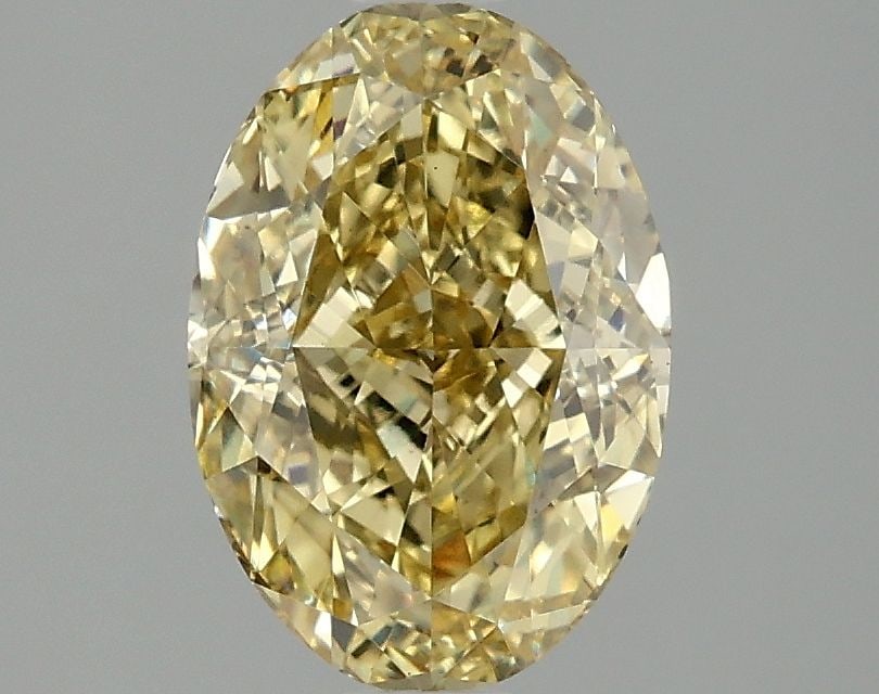 Loose Diamond - OVAL 2.09ct Fancy Intense Yellow VVS2: Loose Diamond - OVAL 2.09ct Fancy Intense Yellow VVS2 Source: This is a real non-mined Diamond that has been grown in a lab Shape: OVAL Carats: 2.09 Color: Fancy Intense Yellow Certification: IGI Vide