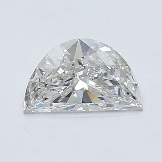 Loose Diamond - HALF MOON 0.5ct E VVS2: Loose Diamond - HALF MOON 0.5ct E VVS2 Source: This is a real non-mined Diamond that has been grown in a lab Shape: HALF MOON Carats: 0.5 Color: E Clarity: VVS2 Certification: IGI Video: