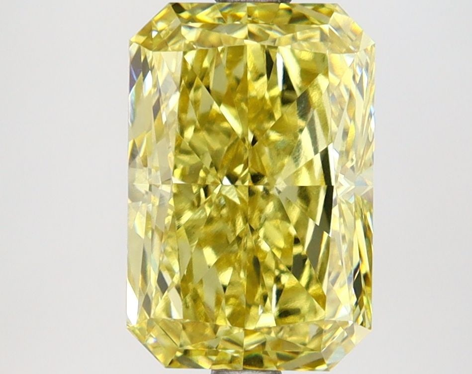 Loose Diamond - RADIANT 3.04ct Fancy Vivid Yellow VS1: Loose Diamond - RADIANT 3.04ct Fancy Vivid Yellow VS1 Source: This is a real non-mined Diamond that has been grown in a lab Shape: RADIANT Carats: 3.04 Color: Fancy Vivid Yellow Certification: IGI Vid