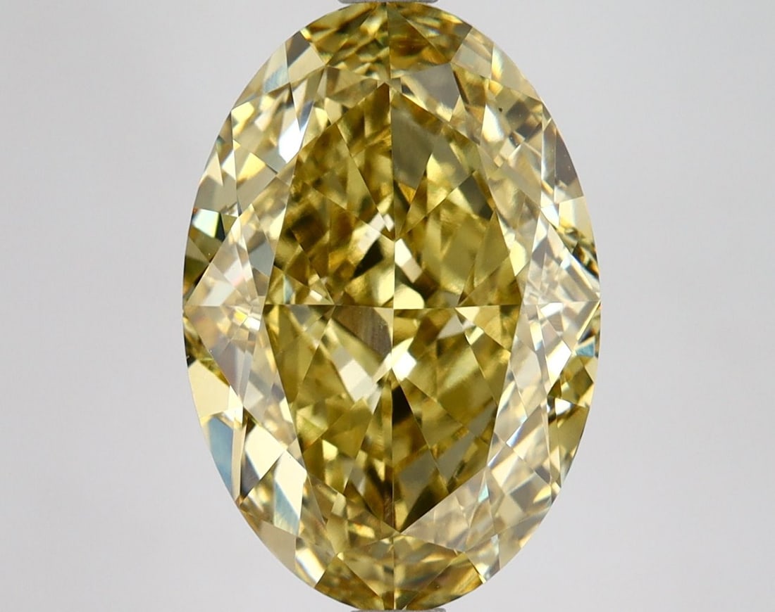 Loose Diamond - OVAL 6.12ct Fancy Intense Yellow VS1 (1 of 1)