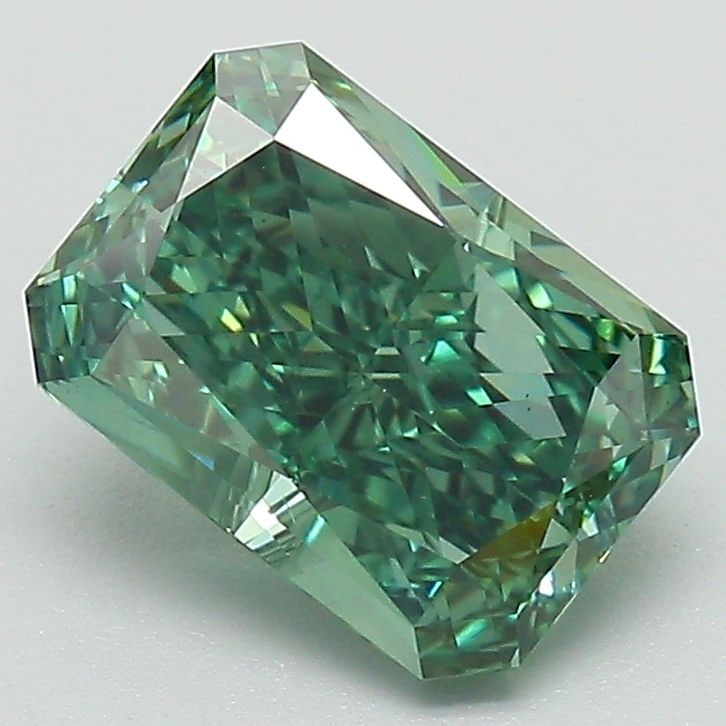 Loose Diamond - RADIANT 2.13ct Fancy Vivid Green VS1 (1 of 1)