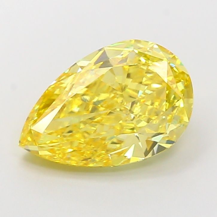 Loose Diamond - PEAR 5.03ct Fancy Vivid Yellow VS2: Loose Diamond - PEAR 5.03ct Fancy Vivid Yellow VS2 Source: This is a real non-mined Diamond that has been grown in a lab Shape: PEAR Carats: 5.03 Color: Fancy Vivid Yellow Certification: IGI Video: