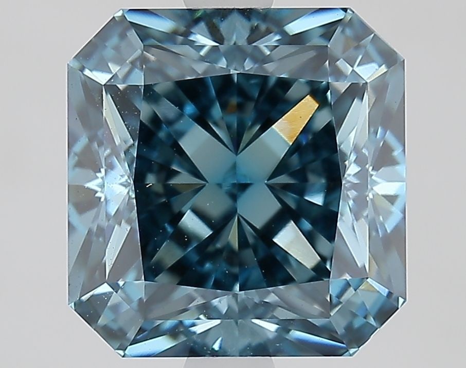 Loose Diamond - SQUARE RADIANT 3.27ct Fancy Vivid Blue VS1: Loose Diamond - SQUARE RADIANT 3.27ct Fancy Vivid Blue VS1 Source: This is a real non-mined Diamond that has been grown in a lab Shape: SQUARE RADIANT Carats: 3.27 Color: Fancy Vivid Blue Certificatio