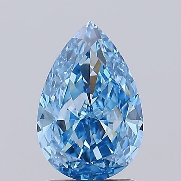 Loose Diamond - PEAR 1.5ct Fancy Vivid Blue VS1: Loose Diamond - PEAR 1.5ct Fancy Vivid Blue VS1 Source: This is a real non-mined Diamond that has been grown in a lab Shape: PEAR Carats: 1.5 Color: Fancy Vivid Blue Certification: IGI Video: