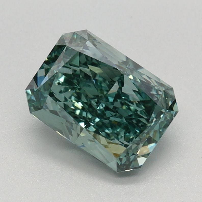 Loose Diamond - RADIANT 1.24ct Fancy Vivid Green VS1 (1 of 1)