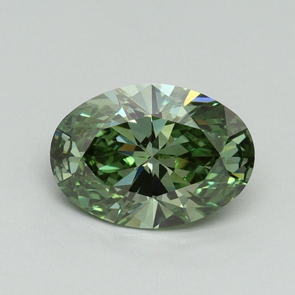 Loose Diamond - OVAL 1.28ct Fancy Vivid Green VS1 (1 of 1)