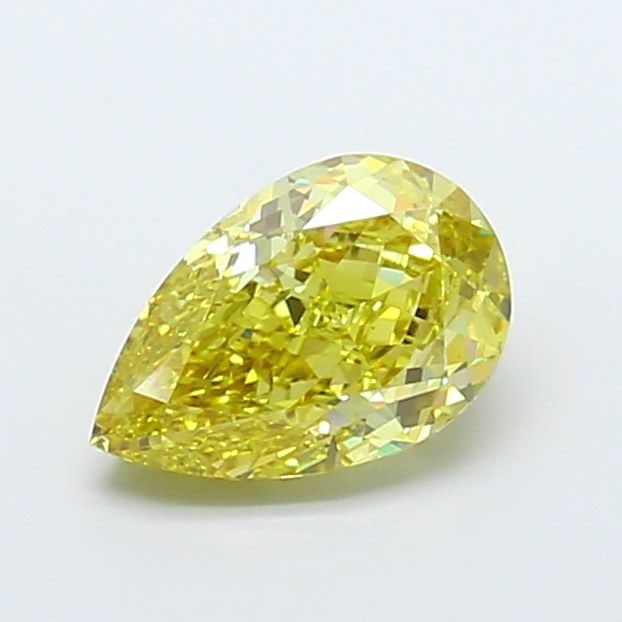 Loose Diamond - PEAR 2.07ct Fancy Intense Yellow VS1: Loose Diamond - PEAR 2.07ct Fancy Intense Yellow VS1 Source: This is a real non-mined Diamond that has been grown in a lab Shape: PEAR Carats: 2.07 Color: Fancy Intense Yellow Certification: IGI Video