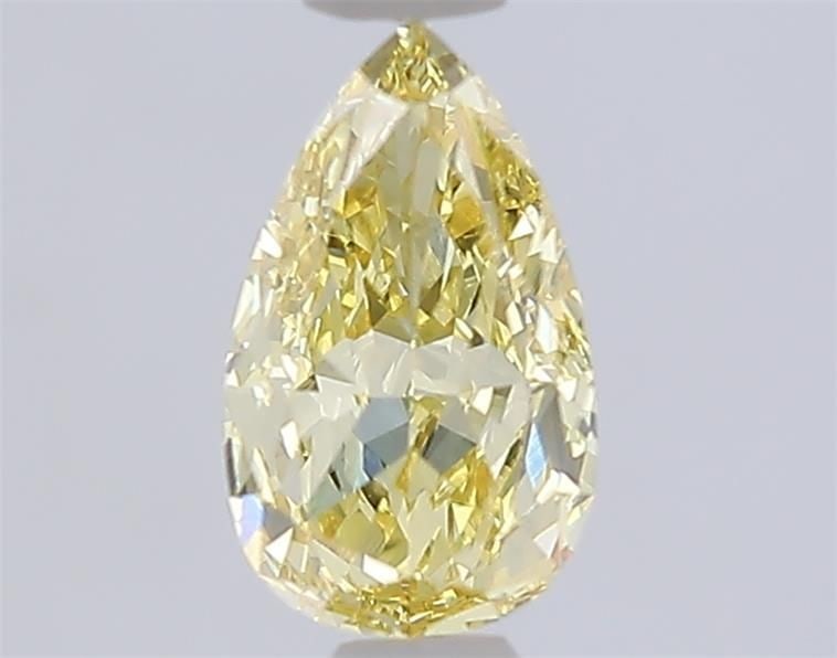 Loose Diamond - PEAR 1.06ct Fancy Intense Yellow VVS2: Loose Diamond - PEAR 1.06ct Fancy Intense Yellow VVS2 Source: This is a real non-mined Diamond that has been grown in a lab Shape: PEAR Carats: 1.06 Color: Fancy Intense Yellow Certification: IGI Vide